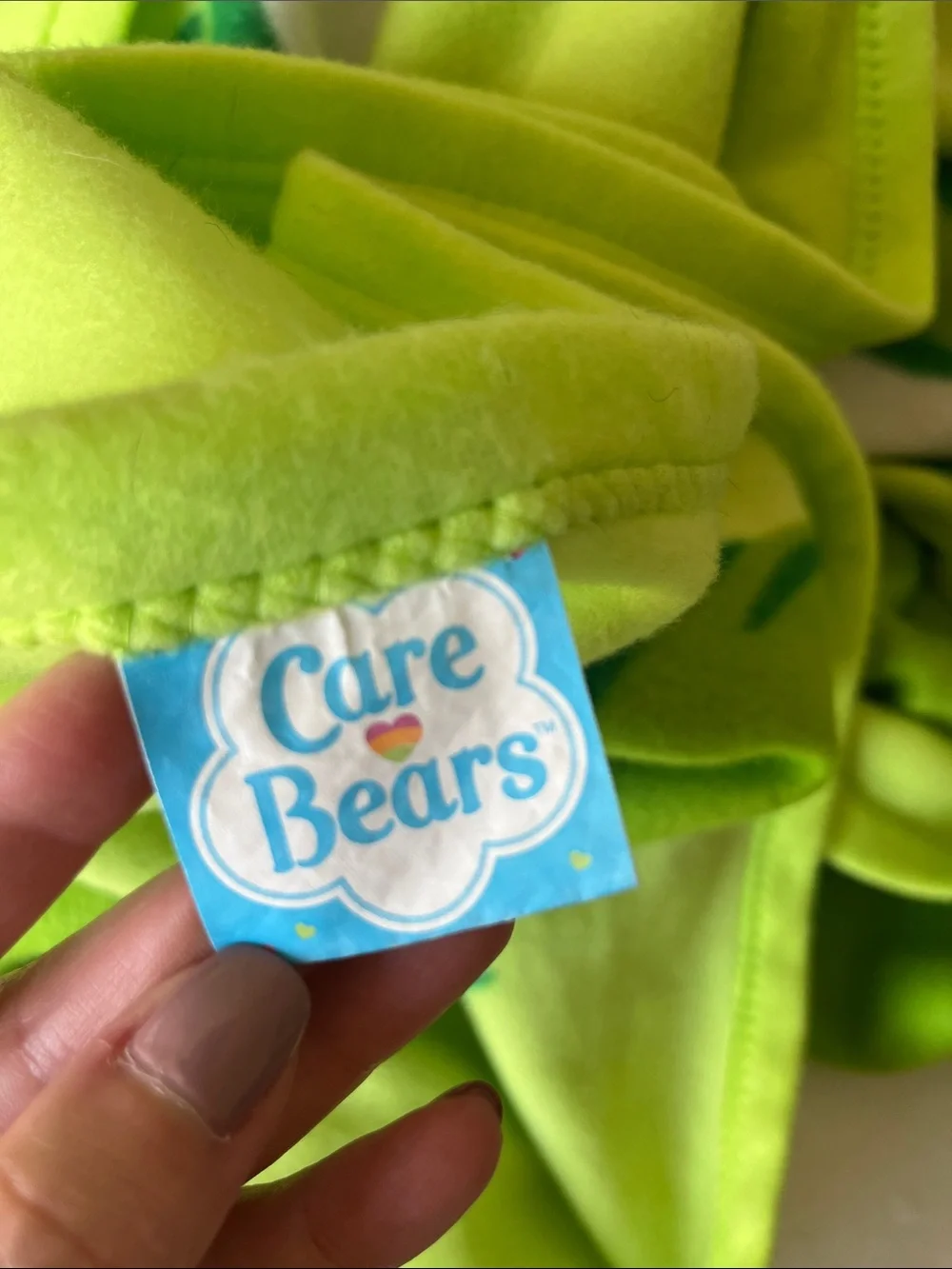 Care Bears Lime Green Shamrock Wearable Blanket Hoodie
